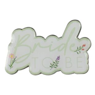 Ginger Ray Bridal Bloom Bride Badge Multicoloured 5 cm