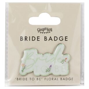 Ginger Ray Bridal Bloom Bride Badge Multicoloured 5 cm