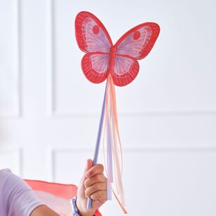 Ginger Ray Fancy Dress Butterfly Wand Multicoloured One Size