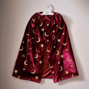 Ginger Ray Fancy Dress Magician Cape Red One Size