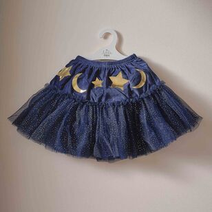 Ginger Ray Fancy Dress Wizard Tutu Blue