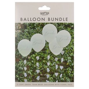 Ginger Ray Bridal Bloom Balloon Bundle Multicoloured 30 cm