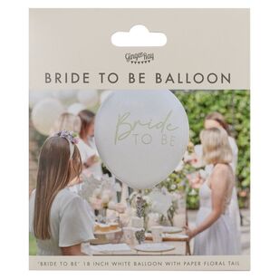 Ginger Ray Bridal Bloom Bride To Be Balloon Multicoloured 45 cm