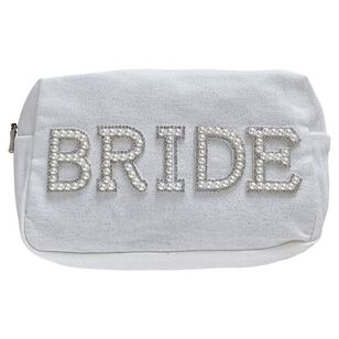 Ginger Ray Hen Party Bride Cosmetic Bag White 20 x 12 cm