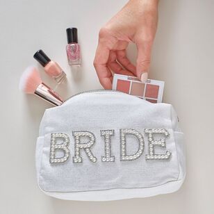 Ginger Ray Hen Party Bride Cosmetic Bag White 20 x 12 cm