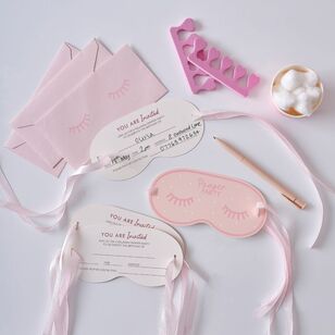 Pamper Party Invitations Multicoloured