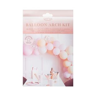 Ginger Ray Blush Hen Balloon Arch Multicoloured Various Sizes