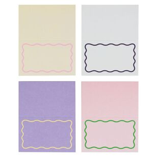 Ginger Ray Pastel Wave Place Cards Multicoloured