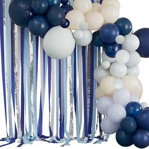 Ginger Ray Mix It Up Balloon Arch & Streamers Backdrop Multicoloured