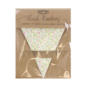 Ginger Ray Rustic Country Floral Bunting Multicoloured