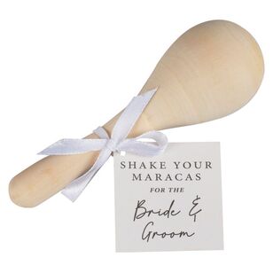 Ginger Ray Rustic Romance Wedding Favour Maracas Multicoloured