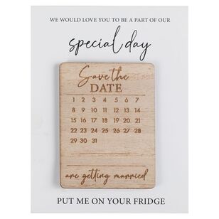 Ginger Ray Rustic Romance Save The Date Magnets Natural