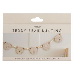 Ginger Ray Teddy Bear Bunting White