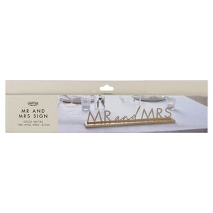 Ginger Ray Modern Luxe Mr & Mrs Sign Gold