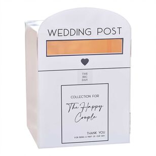 Ginger Ray Sage Wedding Post Box White