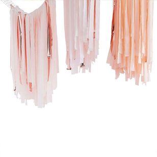 Ginger Ray Mix It Up Pink & Rose Gold Streamer Ceiling Kit Multicoloured