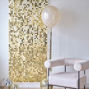 Ginger Ray Gold Party Shimmer Wall Back Drop Gold