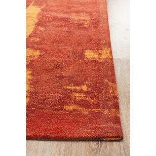 Rug Culture Magnolia 11 Hall Runner Rust