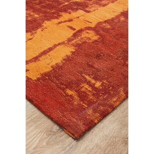 Rug Culture Magnolia 11 Hall Runner Rust