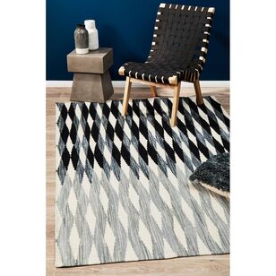 Rug Culture Studio 323 Rug Black 225 x 155 cm