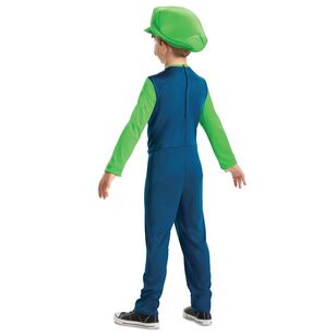 Nintendo Luigi Fancy Dress Kids Costume Multicoloured 7 Years