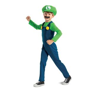 Nintendo Luigi Fancy Dress Kids Costume Multicoloured 7 Years