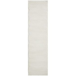 Rug Culture Lotus Carl Runner Off White