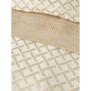 Linen House Valeria Quilt Cover Set Champagne