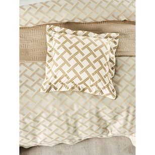 Linen House Valeria Quilt Cover Set Champagne