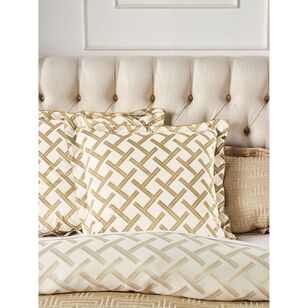 Linen House Valeria Quilt Cover Set Champagne