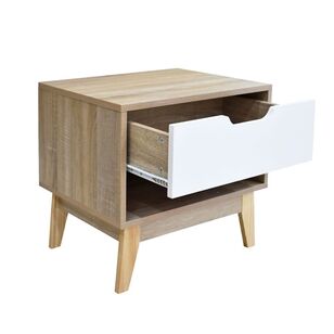 Milano Decor Manly Bedside Table Brown