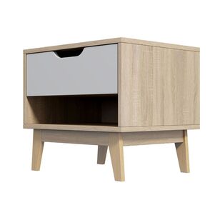 Milano Decor Manly Bedside Table Brown