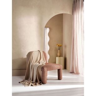 Linen House Brea Throw Sandstone 130 x 170 cm