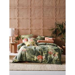 Linen House Matira Cushion Green 48 x 48 cm