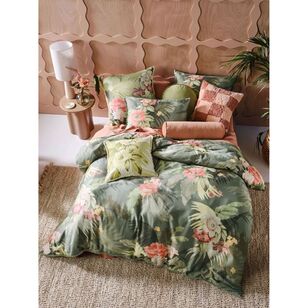 Linen House Matira Cushion Green 48 x 48 cm