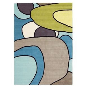 Brink & Campman Estella Comic Rug Blue 200 x 140 cm