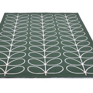 Orla Kiely Linear Indoor Outdoor Rug Green 200 x 140 cm