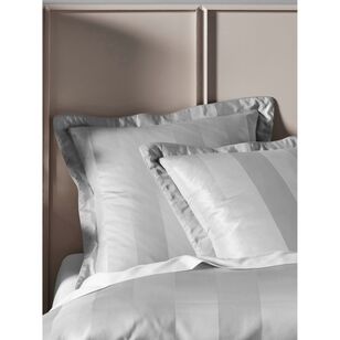 Linen House Francesco European Pillowcase Silver 65 x 65 cm