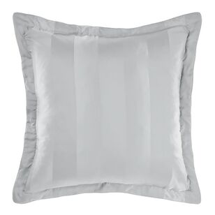 Linen House Francesco European Pillowcase Silver 65 x 65 cm