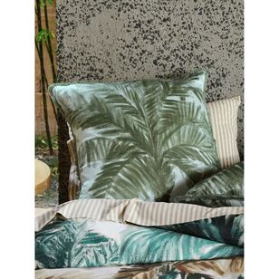 Linen House Cynthia European Pillowcase Teal 65 x 65 cm