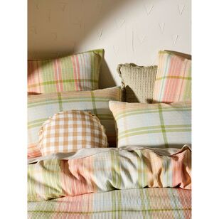 Linen House Geena Quilt Cover Set Green Apple