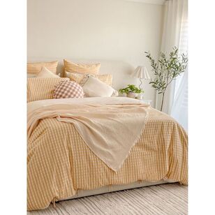 Linen House Ferrara Quilt Cover Set Sun