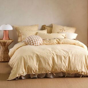 Linen House Ferrara Quilt Cover Set Sun