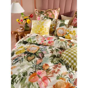 Linen House Passionflower Quilt Cover Set Multicoloured