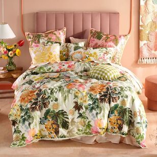 Linen House Passionflower Quilt Cover Set Multicoloured