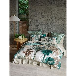 Linen House Cynthia Quilt Cover Set Teal