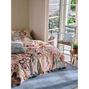 Linen House Kitta Quilt Cover Set Rose