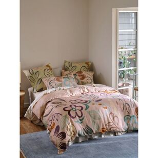 Linen House Kitta Quilt Cover Set Rose