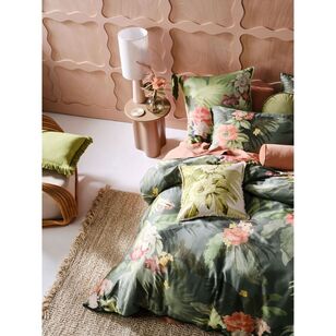 Linen House Matira Quilt Cover Set Green