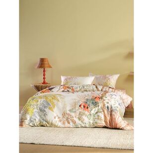 Linen House Wattlebird Quilt Cover Set Multicoloured